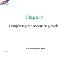 Completing the accounting cycle - Nguyên Lý Kế Toán | Trường Đại học Tôn Đức Thắng