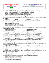 Đề luyện thi tốt nghiệp Lịch Sử 2025 bám sát minh họa giải chi tiết-Đề 20