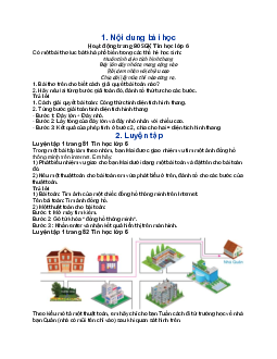 Tin học lớp 6 Bài 1: Khái niệm thuật toán | Cánh Diều