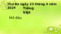 Giáo án điện tử Tiếng Việt 1 Tập 2 Bài 2 Kết nối tri thức: Trong giấc mơ buổi sáng