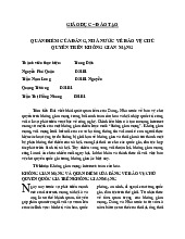Quan điểm về bảo vệ chủ quyền quốc gia trên không gian mạng | Môn An ninh mạng - Học viện An ninh nhân dân