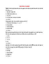 Thi QT Chiến Lược - Trắc Nghiệm và Bài Tập Tình Huống | Đại học Văn Lang