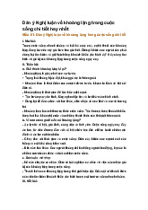 Dàn ý Nghị luận về khoảng lặng trong cuộc sống chi tiết hay nhất