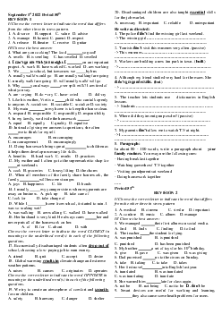 Đề cương ôn tập giữa học kì 1 môn tiếng Anh 10 i-Learn Smart World