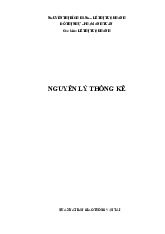 Giáo trình nguyên lý thống kê | Trường Đại học Giao thông vận tải