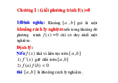 Chương 1: Giải phóng phương trình | Bài giảng môn Phương pháp tính và matlab CTTT | Đại học Bách khoa hà nội