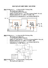 Bài tập lớn môn Kiến trúc máy tính và hợp ngữ | Đại học Đồng Tháp