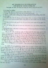 Đề thi cuối kỳ học phần Luật tố tụng dân sự năm 2024 - 2025 | Đại học Luật Thành phố Hồ Chí Minh