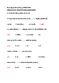 Subject AND Verbs Agreement - Exercises - English | Trường Đại Học Duy Tân