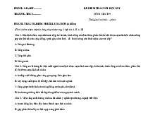 Đề thi học kỳ 1 môn Giáo dục công dân lớp 9 năm học 2024 - 2025 - Đề số 2 | Bộ sách Cánh diều