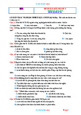 Bộ Đề Ôn Tập Giữa Học Kỳ 1 Lịch Sử 11 Năm Học 2025-2026 Có Đáp Án