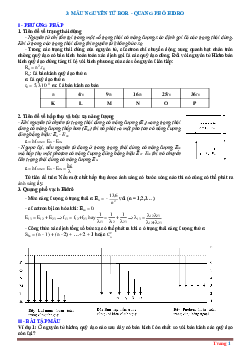 Phương pháp giải Mẫu nguyên tử bor-quang phổ hidro