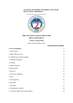 Bài báo cáo môn Organizational behavior đề tài "ACCENTURE"