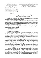 Công văn về việc Đề xuất nghiên cứu, khảo sát và đề xuất đầu tư dự án Khu đô thị ven sông Cẩm Lệ tại phường Hòa Xuân và xã Hòa Tiên, thành phố Đà Nẵng