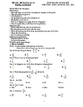 Đề cương cuối kì 2 Toán 6 năm 2024 – 2025 trường THCS Dương Văn Mạnh – BR VT