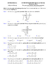 Bộ đề thi thử tốt nghiệp THPT 2025 môn Toán bám sát đề minh họa - Số 3 (có đáp án)
