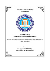 Xu hướng sử dụng các hình thái tiền tệ trong thực tiễn ở Việt Nam hiện nay và các vấn đề đặt ra | Bài thảo luận tài chính tiền tệ