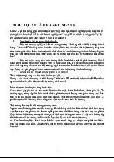 Đề cương và phân tích Marketing hiện đại 2019 | Marketing căn bản | Học viện Tài chính