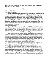 Thực trạng sự phối hợp của chính sách tài khóa và chính sách tiền tệ ở Việt Nam năm 2016 – 2020 môn Kinh tế vi mô 1 | Học viện Tài chính