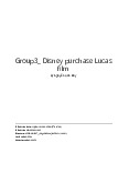 Group 3 -Disney-purchase-Lucas-film - Tài liệu tham khảo | Đại học Hoa Sen