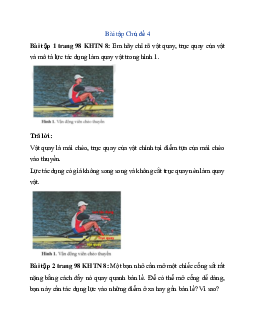 Giải Khoa học tự nhiên 8 bài tập Chủ đề 4 |  Cánh diều