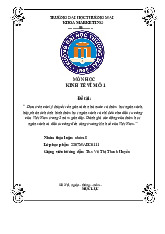 Phân Tích Thâm Hụt NS và Đầu Tư Công Việt Nam | Bài thảo luận kinh tế vĩ mô