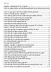 Lý Thuyết Quản Lý Tài Chính Công - TCC và NSNN | Quản lý tài chính công | Trường Đại Học Lâm Nghiệp