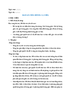 Bài tập cuối chương 1 | Giáo án Toán 11 Cánh diều