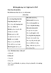 Đề thi giữa học kỳ 1 môn Ngữ Văn lớp 8 năm học 2024 - 2025 - Đề số 3 | Bộ sách Chân trời sáng tạo