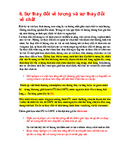 Sự thay đổi về lượng và sự thay đổi về chất- Triết học Mác-Lênin (KHTN- Đại học Quốc Gia Hà Nội)