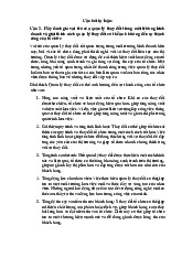Đánh giá vai trò quản lý thay đổi và hoạch định | Môn Quản trị doanh nghiệp - Đại học Hải Phòng
