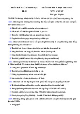 Đề thi thử tốt nghiệp THPT 2025 môn Lịch sử bám sát đề minh họa - Đề 23