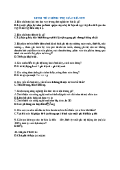 Câu hỏi ôn tập môn Kinh tế chính trị | Trường Đại học Mở Hà Nội