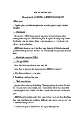 Đề cương ôn tập môn Đại Cương Văn Học Dân Gian