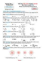 Đề Kiểm Tra Giữa Học Kỳ 2 Toán 8 KNTT Tham Khảo 2025-2026 Có Đáp Án Ma Trận