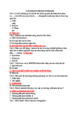 Câu hỏi ôn thi final  | Môn Quản trị học - Trường Đại học Lao động - Xã hội