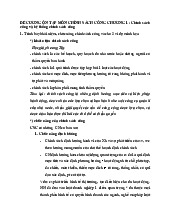 Đề cương Môn Chính sách công | Đại học Kinh Tế Quốc Dân