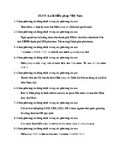 Đề cương môn Luật hiến pháp - Trường Đại học lao động -  xã hội