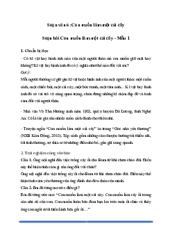 Soạn bài Con muốn làm một cái cây - Ngữ Văn 6 Chân trời sáng tạo