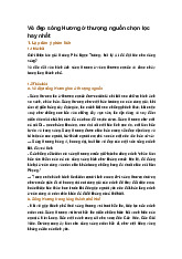 Vẻ đẹp sông Hương ở thượng nguồn chọn lọc hay nhất