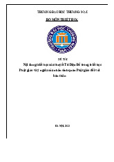 Nội dung triết học của thuyết Tứ Diệu Đế trong triết học Phật giáo và ý nghĩa của nhân sinh quan Phật giáo đối với bản thân | Bài thảo luận triết học Mác Lênin