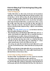 Khai trừ Đảng là gì? Các trường hợp Đảng viên bị khai trừ Đảng