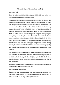 Tả con dê | Tập làm văn 4