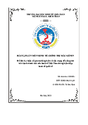 Bài tập lớn KTCT - Grade: 8,5| Đại học Kinh Tế Quốc Dân