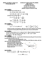 Đề học sinh năng khiếu Toán 6 năm 2024 – 2025 phòng GD&ĐT Kim Thành – Hải Dương