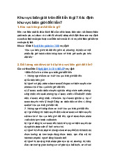 Khu vực biên giới trên đất liền là gì? Xác định khu vực biên giới đất liền?