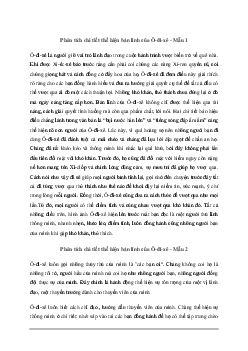 Phân tích một số chi tiết thể hiện bản lĩnh của Ô-đi-xê (2 Mẫu) | Văn mẫu lớp 10 Chân trời sáng tạo