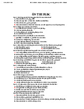 Câu hỏi và đáp án ôn tập giai đoạn 2023 môn Pháp luật đại cương| Trường Đại học Ngoại Thương