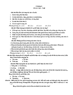 Câu hỏi trắc nghiệm Chương 5: Mặt tình cảm và ý chí của nhân cách - Tâm lý học | Trường Cao đẳng Kinh tế Công nghiệp Hà Nội