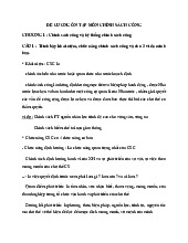 Đề cương ôn tập Môn Chính sách công | Học viện Chính sách và Phát triển